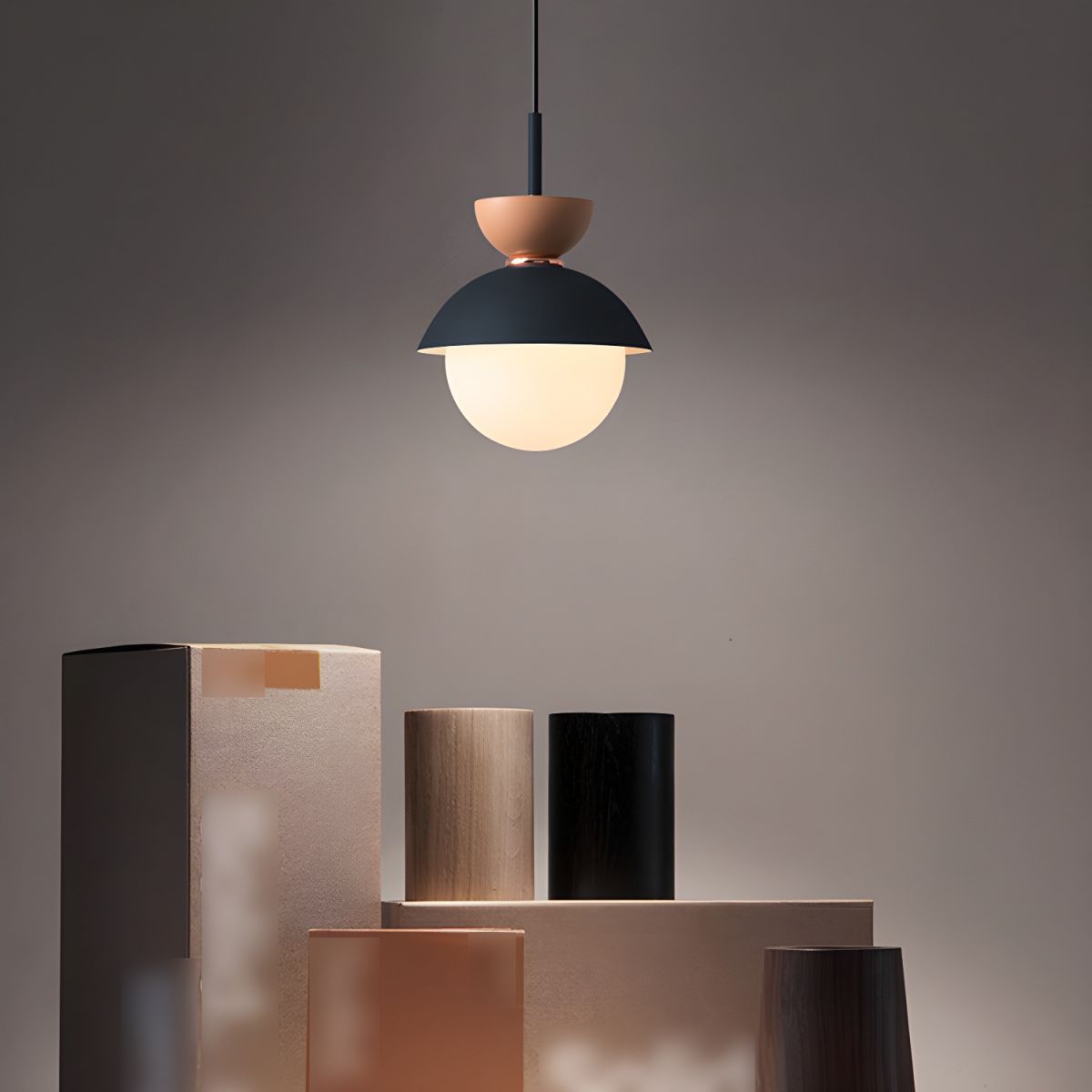 Cairns LED Coloré Métal Suspension Chambre à Coucher Salon