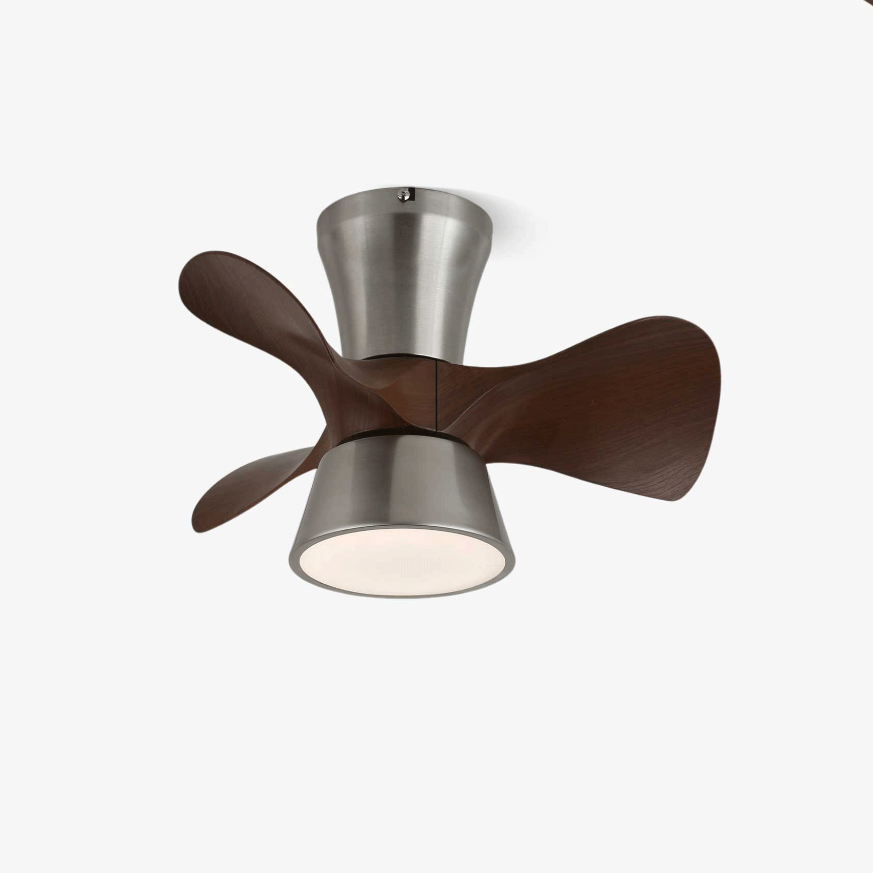Plafonnier Ventilateur Nera en Bois Moderne - Neutralighting