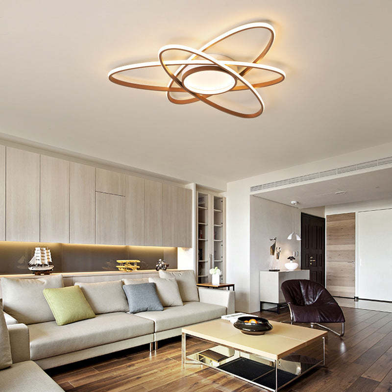 Simplicity LED Plafonnier Métal/ Acrylique Salon | Las Sola