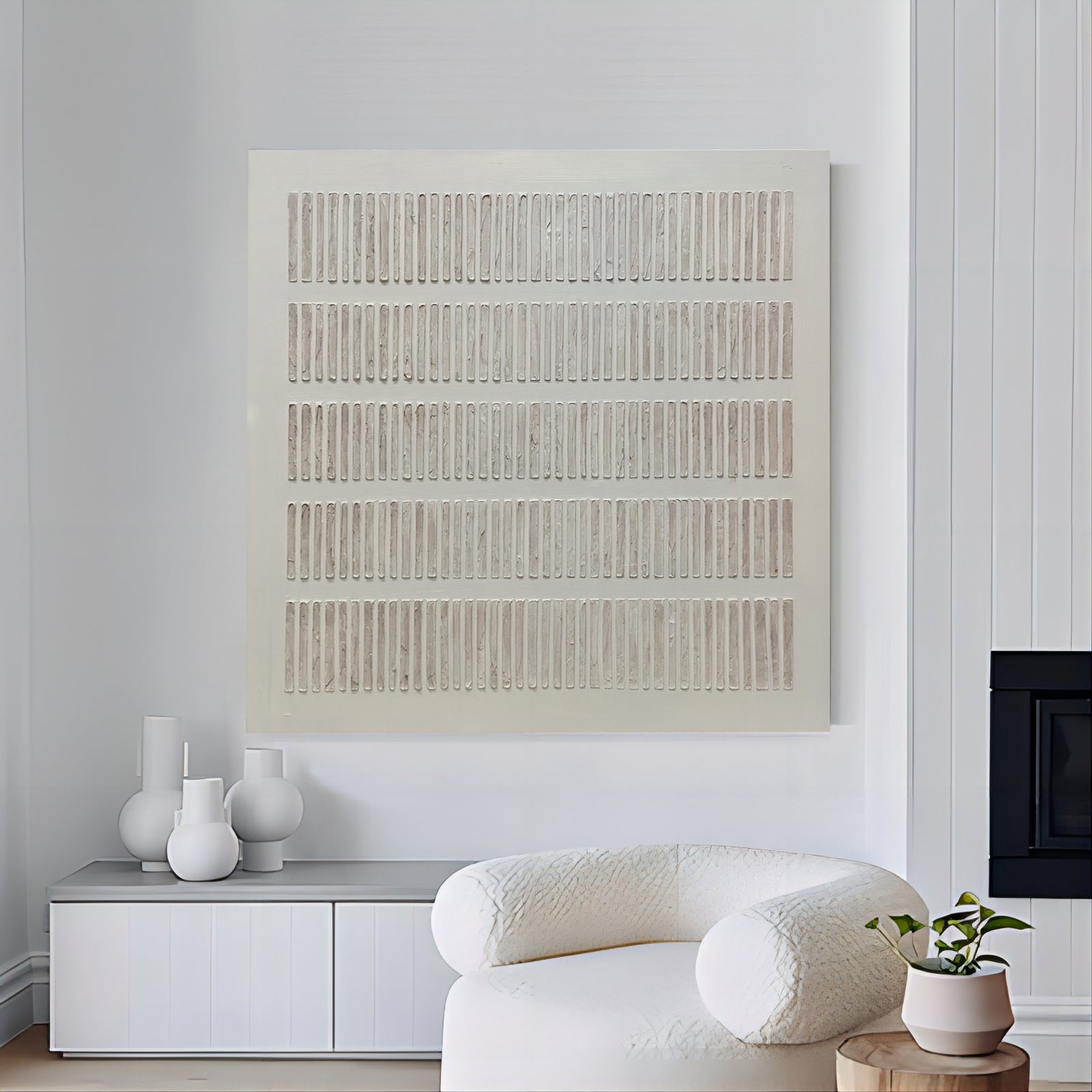 Plâtre Minimalisme Art #MS091