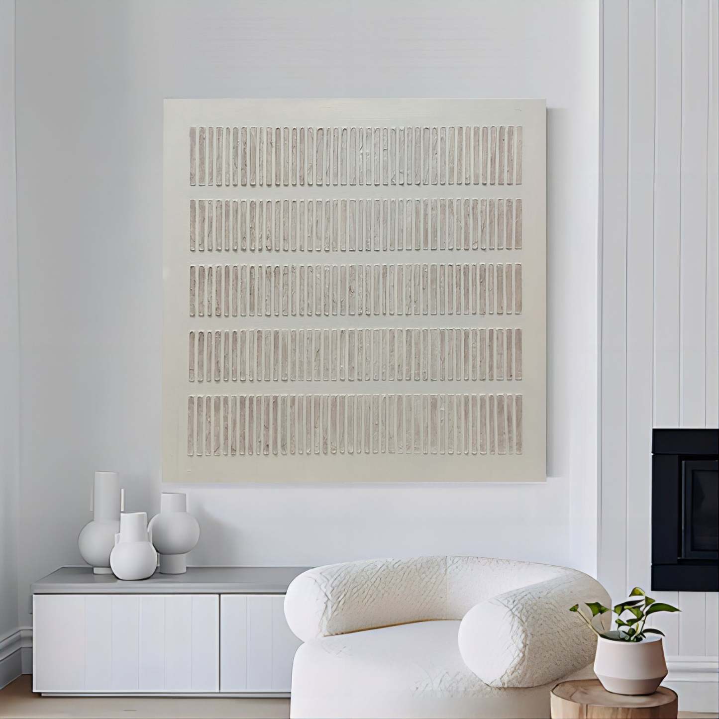 Plâtre Minimalisme Art #MS091