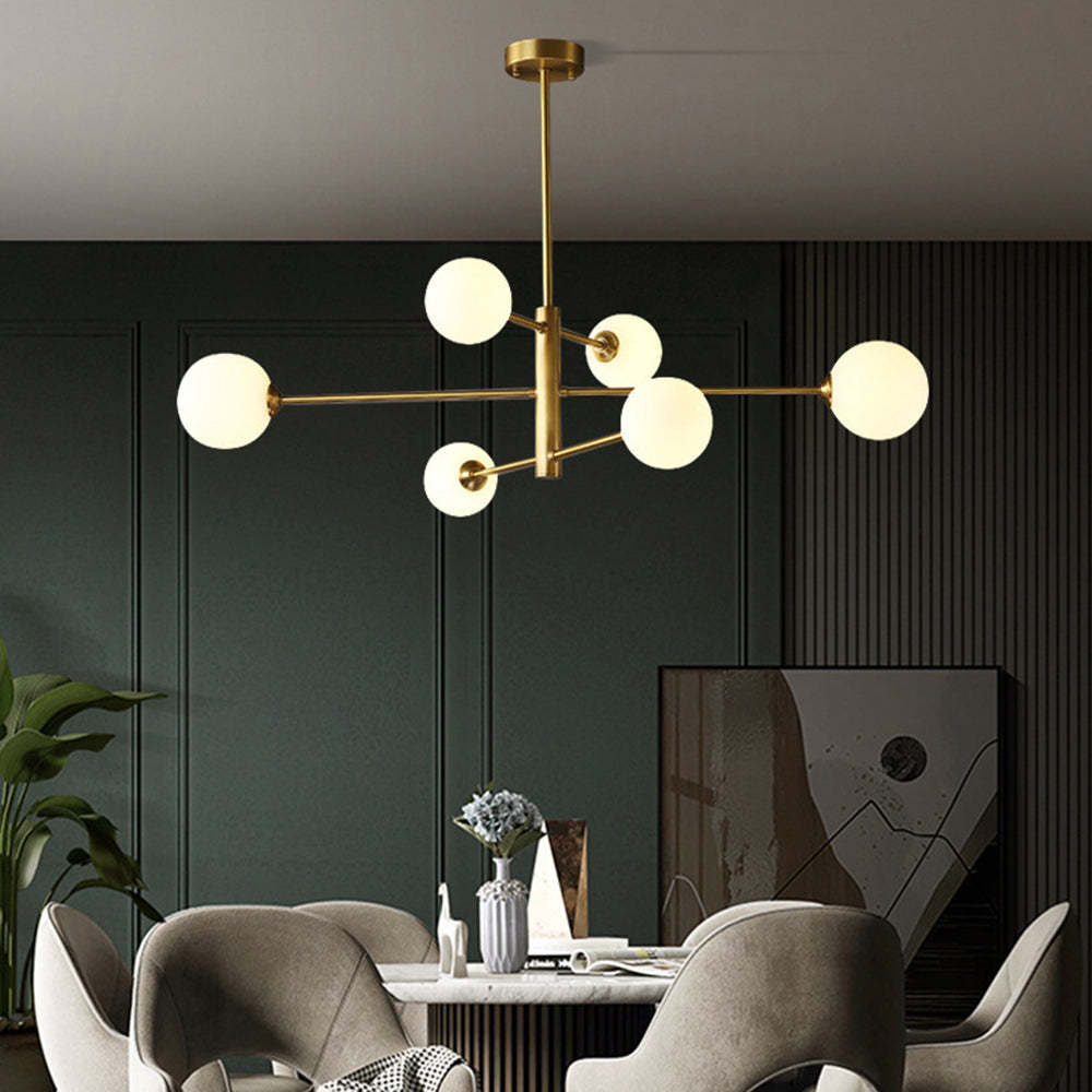 Suspension Bulle LED Moderne Métal/Verre Salon/Chambre | Las Sola