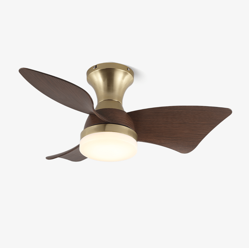 Plafonnier Ventilateur Aureon Moderne en Bois - Neutralighting
