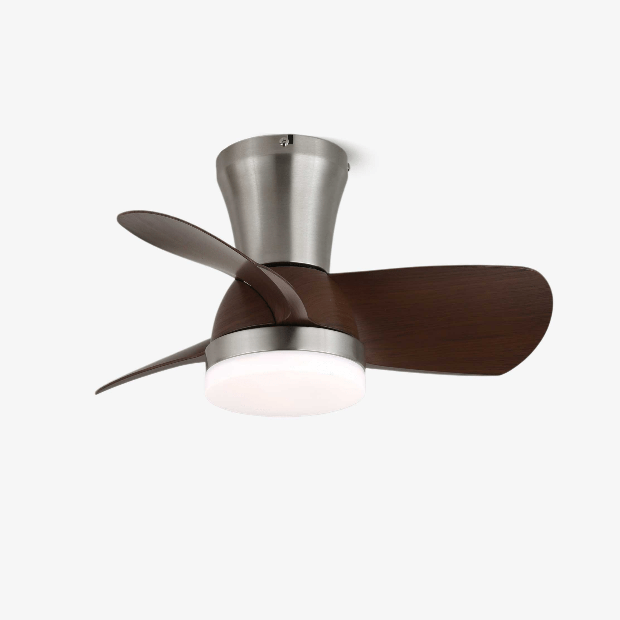 Plafonnier Ventilateur Moderne en Bois Deynor - Neutralighting