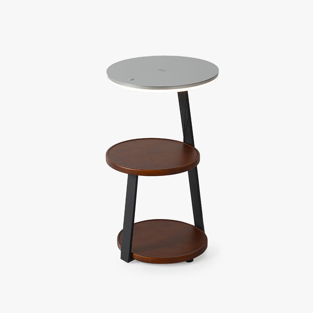Ozawa LED Lampadaire Table Moderne, Bois, Salon/Salle à Manger