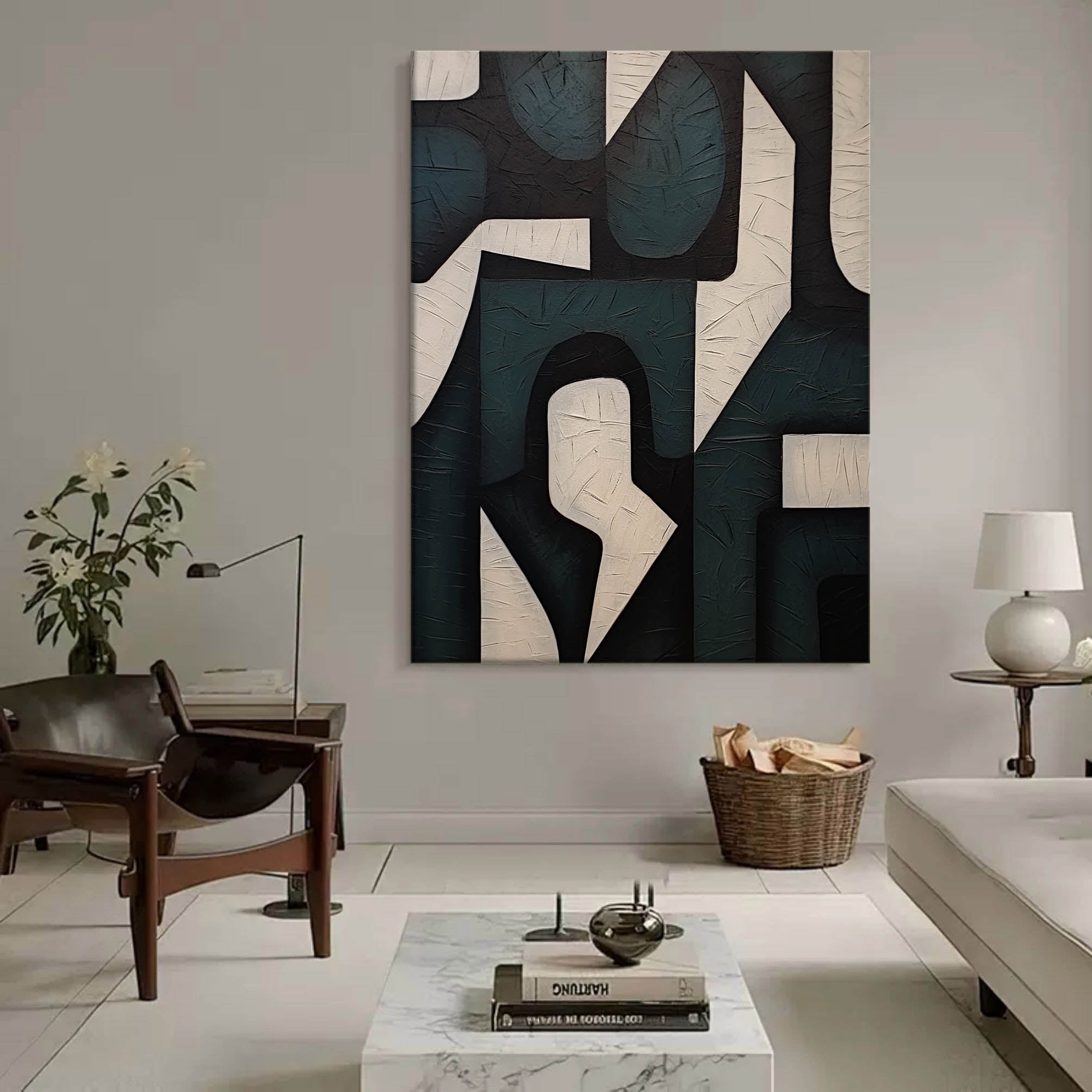 Wabi-Sabi Abstrait Art #MS096