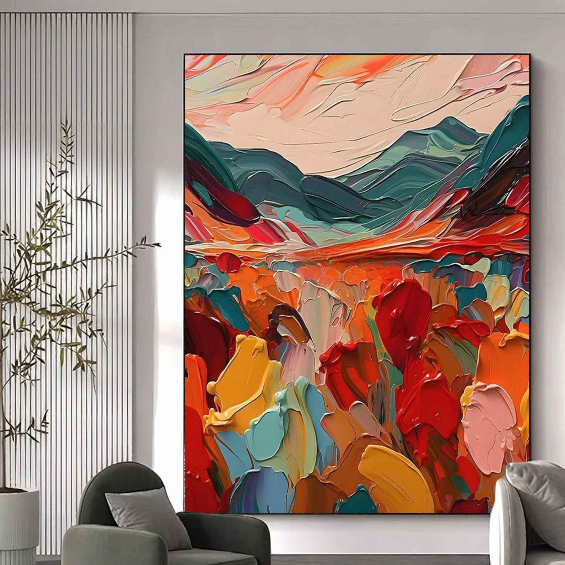 Abstrait Coloré Art #MS063