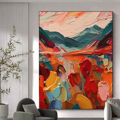 Abstrait Coloré Art #MS063