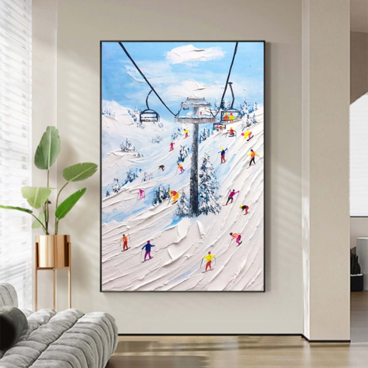 Plâtre Paysage Art #MS098