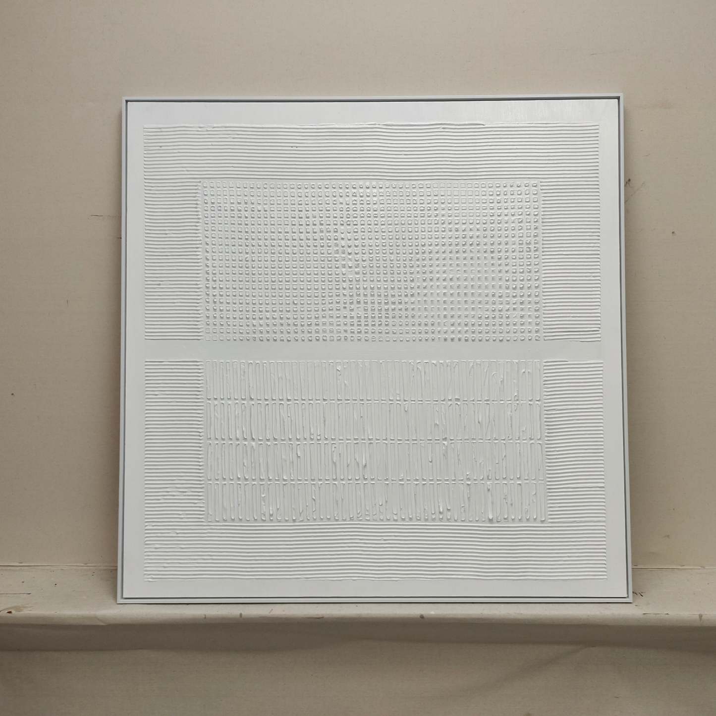 Wabi-Sabi Minimalisme Toile Art Mural Peinture à l'huile Encadrée | Las Sola