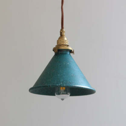 Alessio Vintage Rustique LED Suspension Métal Bleu Cuisine Balcon