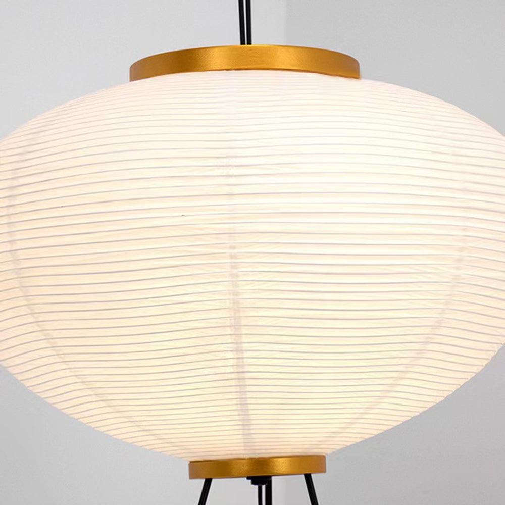 Renée Design Lampadaire Simple Métal/Papier Blanc Bureau/Salon