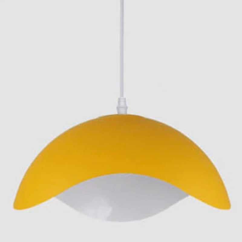 Suspensions Nordic Modern Wood Aluminium Macaron E27
