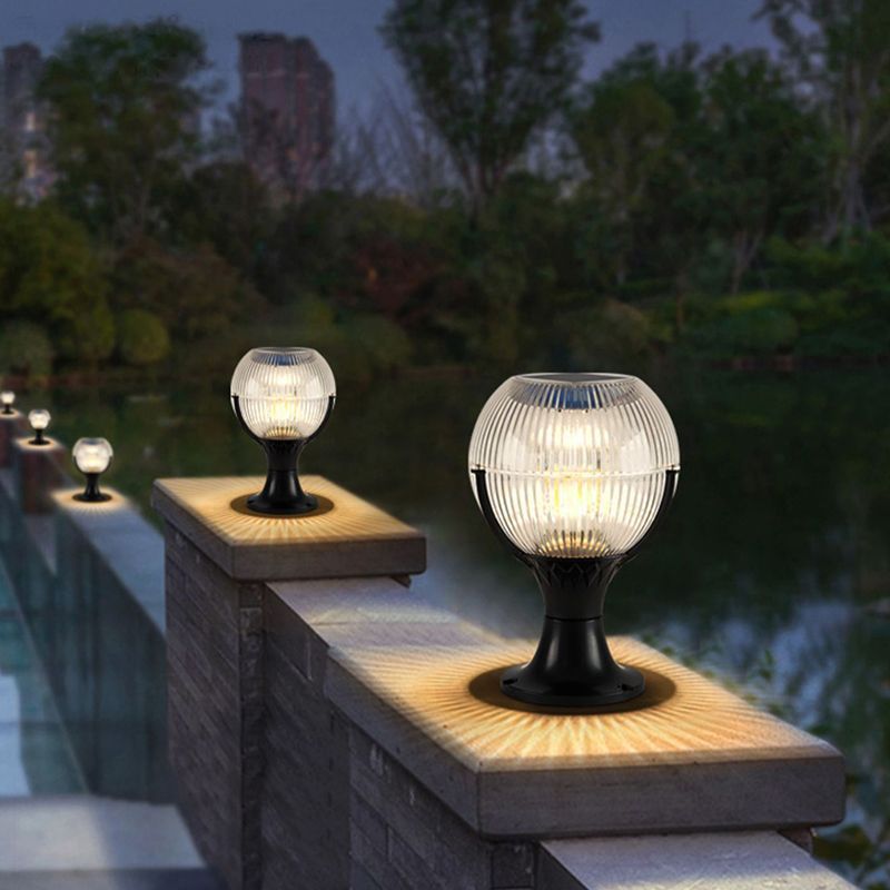 Hailie Lampe de Poteau Solaire, D 20/25/30CM