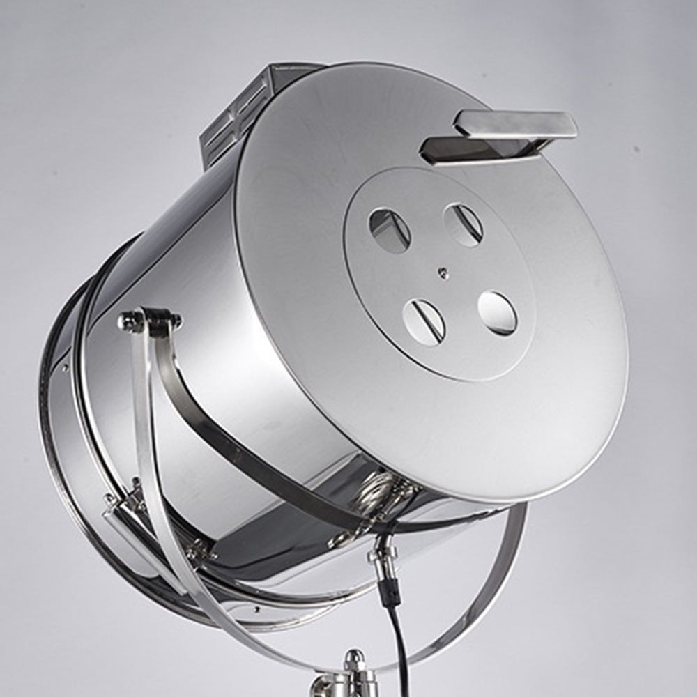 Salgado Moderne Industrielle Lampadaire Trépied Rétro Métal Chromé/Bureau/Salon