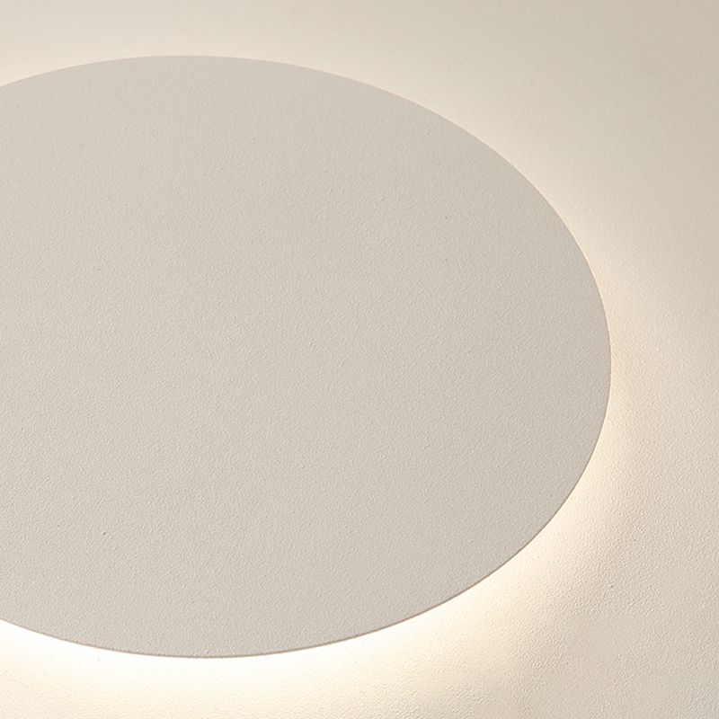 Quinn LED Moderne Rond Plafonnier Métal Blanc Chambre à Coucher/Salon