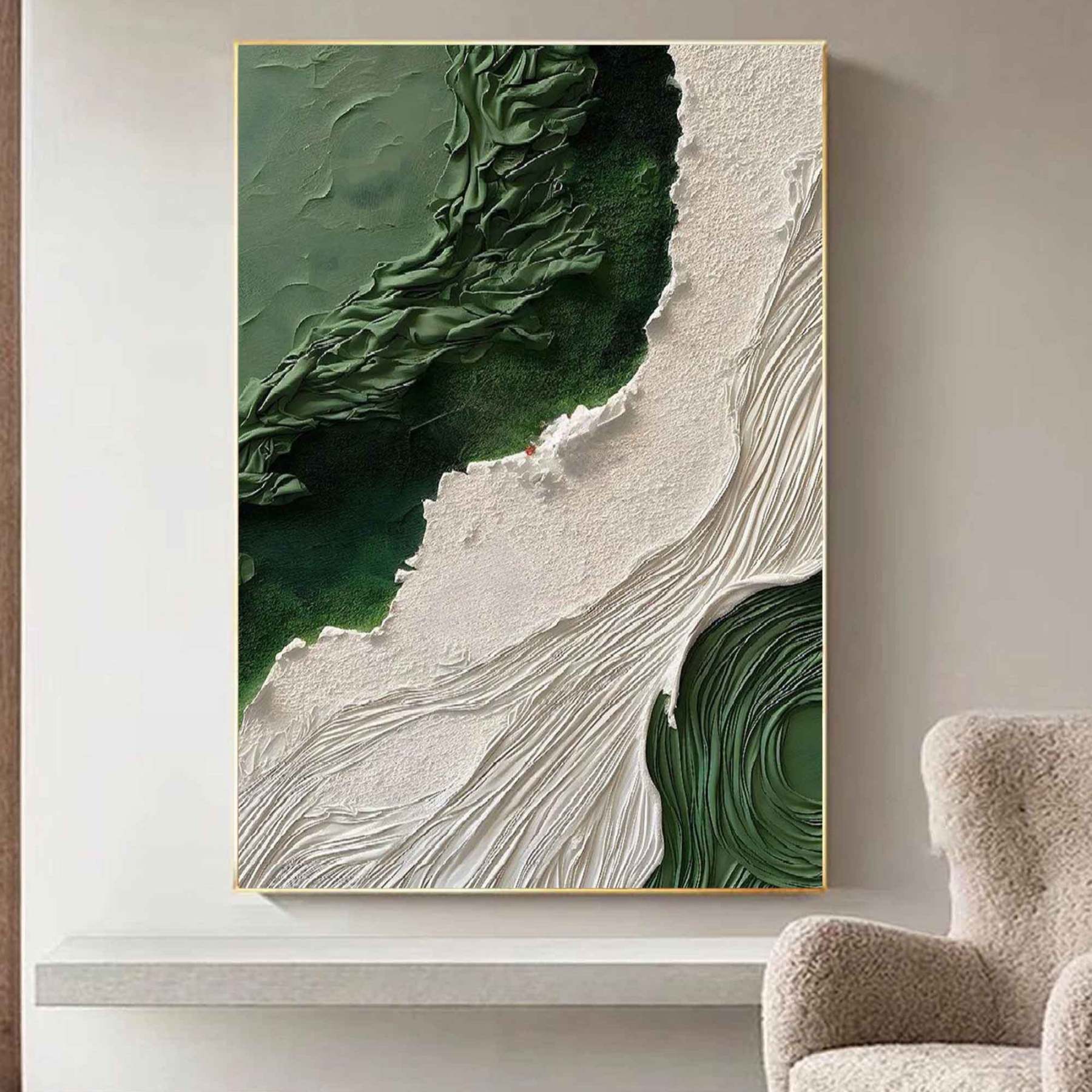 Plâtre Abstrait Art #MS007