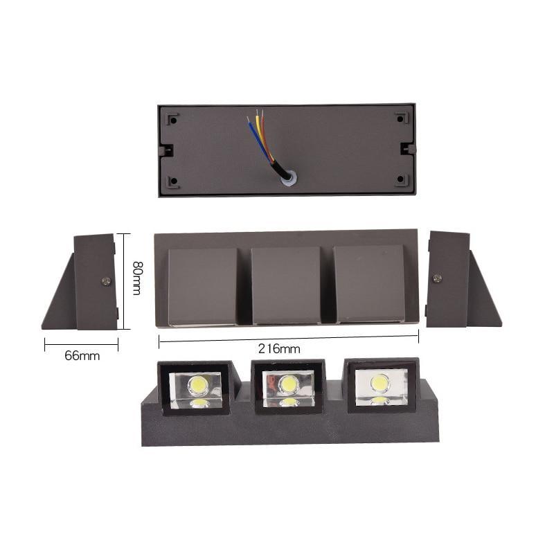 Modern Simple Outdoor Waterproof LED Wall Lamp