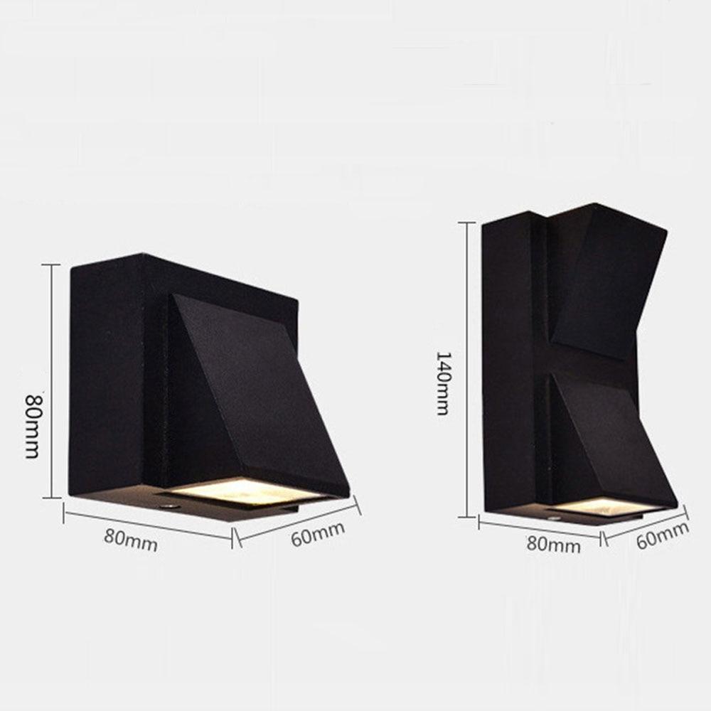 Modern Simple Outdoor Waterproof LED Wall Lamp