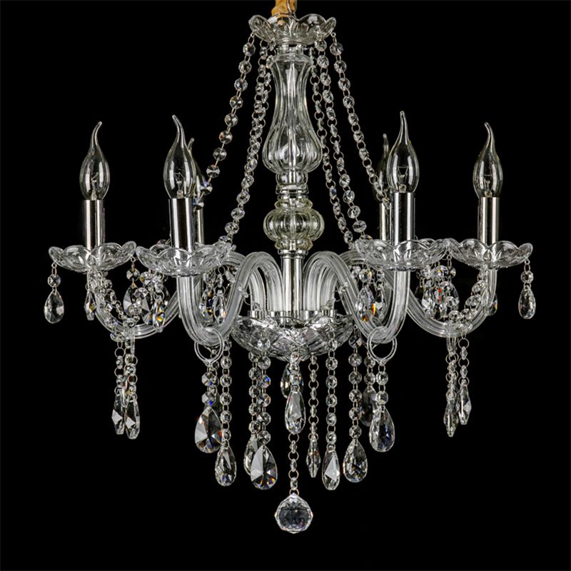 Silva Luxe LED Suspension Verre Clair Salon Chambre à Coucher