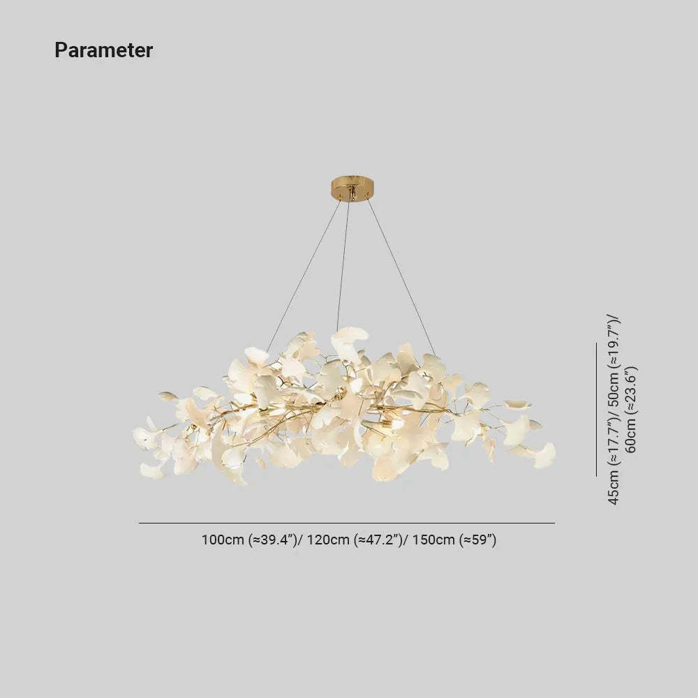 Muse Gingko Leaf Design N Chandelier