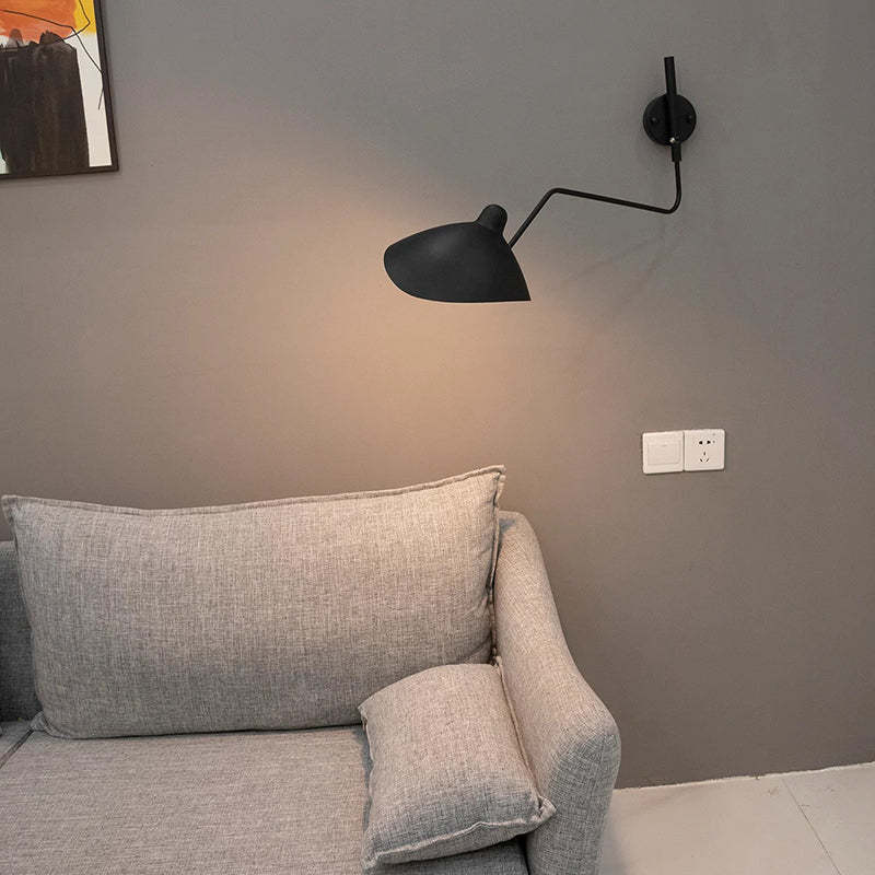 Applique Murale Linéaire Industrielle Noir Salon/Chambre | Las Sola