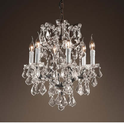 Silva Lustre décoratif Moderne, Métal/Cristal,  Rouille, Salon