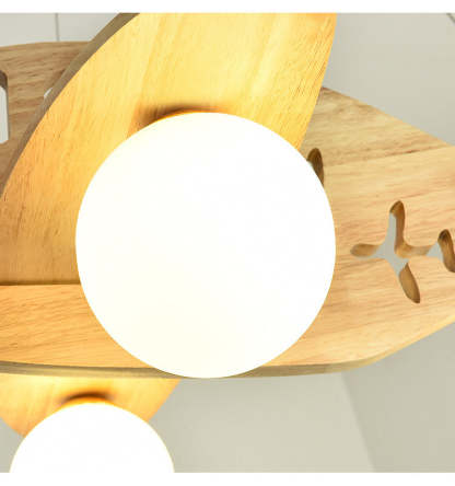 Minori Luminaires Suspension Avion Moderne, Bois, Chambre d'Enfant/Salon