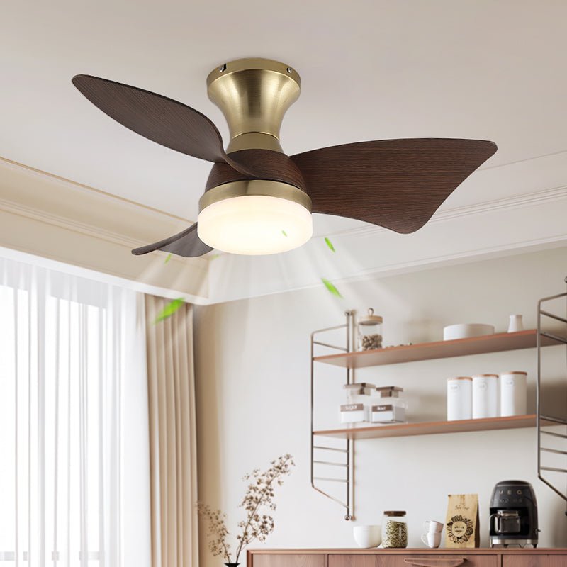 Plafonnier Ventilateur Aureon Moderne en Bois - Neutralighting