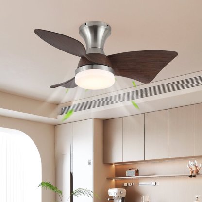 Plafonnier Ventilateur Aureon Moderne en Bois - Neutralighting