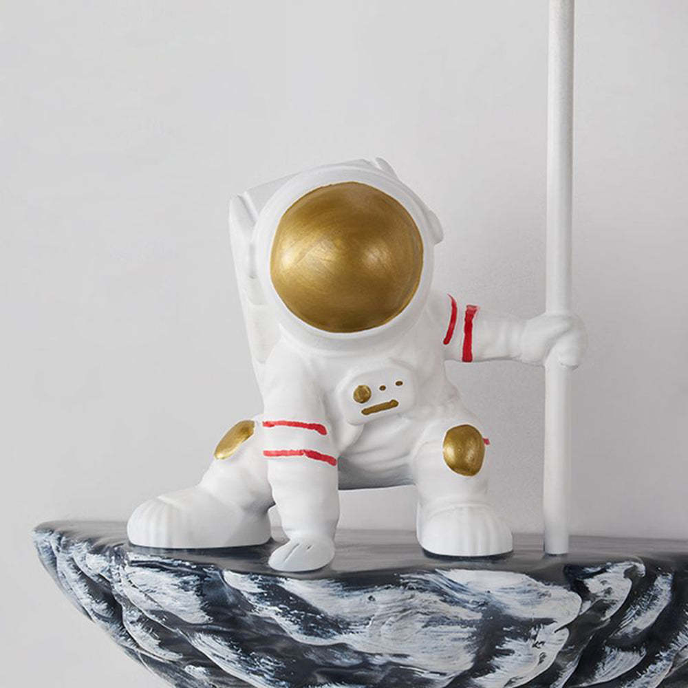 Fateh Applique Murale Sphérique Astronaute Design LED Moderne Métal/Verre/Acrylique Blanc Salon