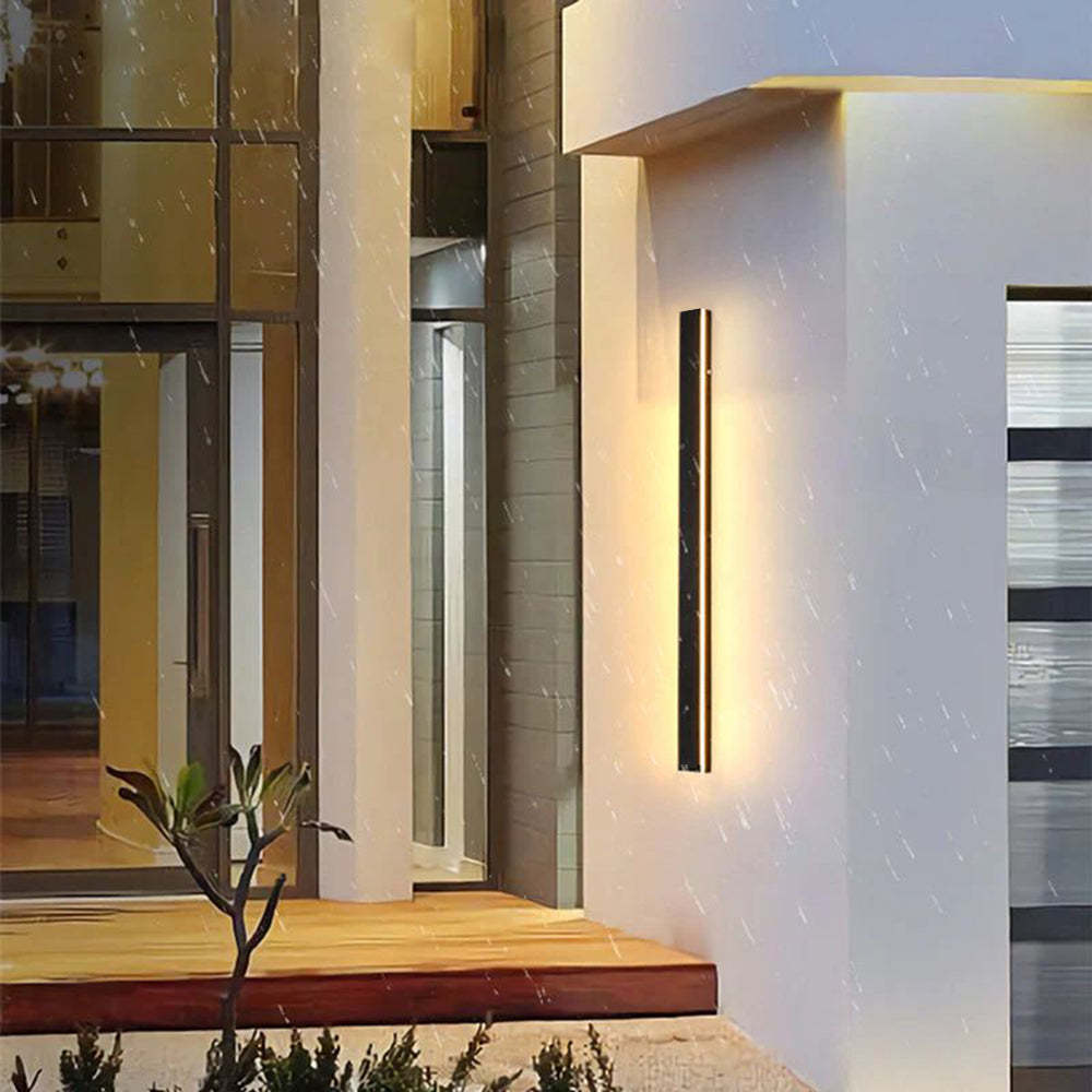Edge Applique Murale Extérieur LED Étanche Minimaliste Métal Cour