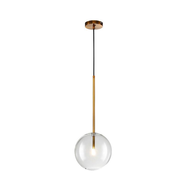 Valentina Glass Bulb LED Suspension Or Métal Verre Chambre à coucher