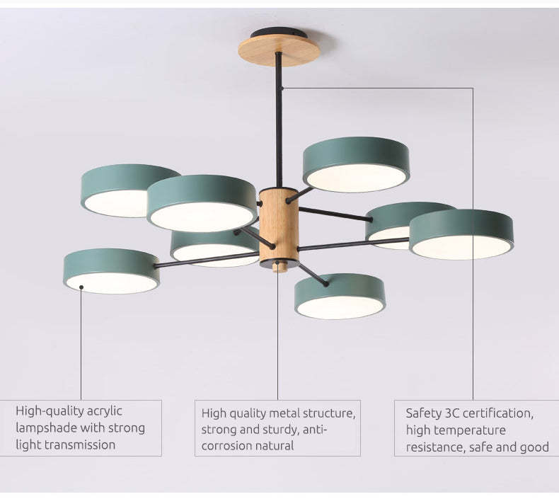 Modern Ceiling Light Fixture Chandelier Industrial Pendant