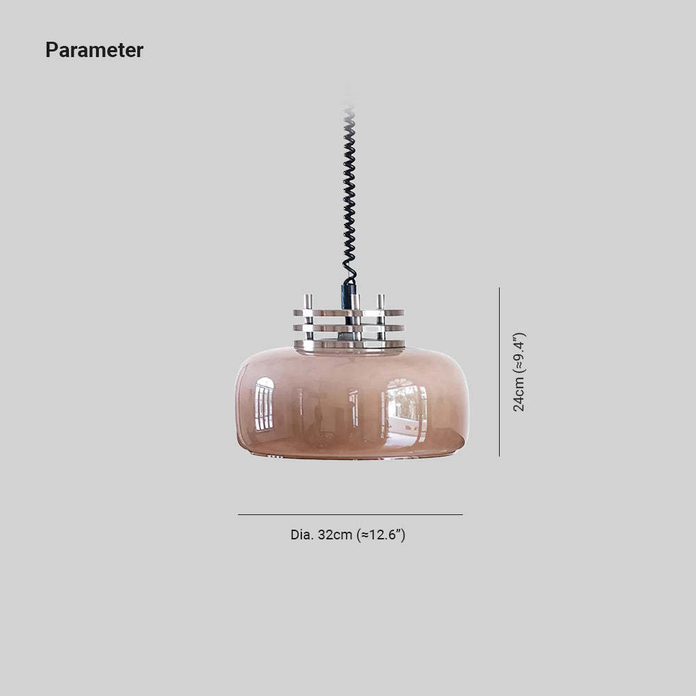 Verona Ombre Verre Suspension