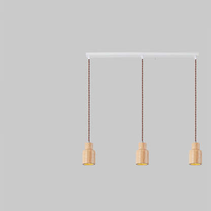 Ozawa Cottage Installer LED Suspension Bois Cuisine/Chambre à coucher