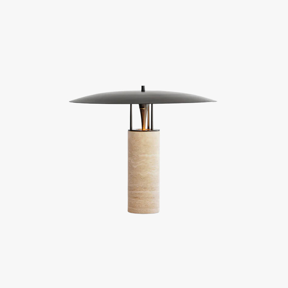 Dune Travertine Table Lamp