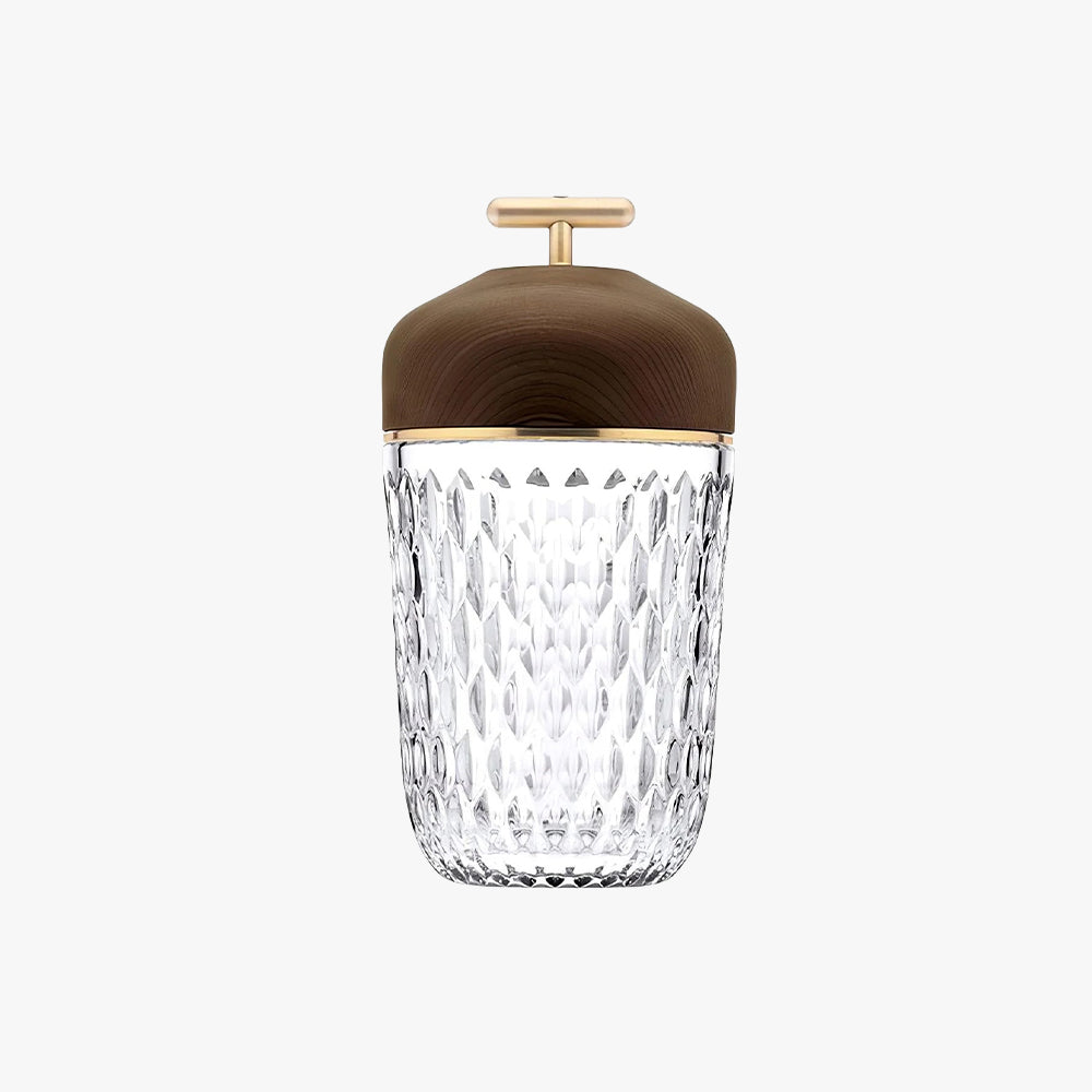 Verona Folia Cristal Portable Lampe de Table