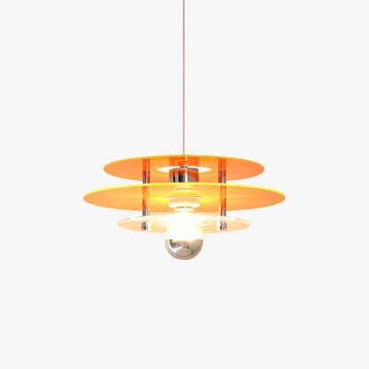 Retro Triple Disque Acrylique Suspension