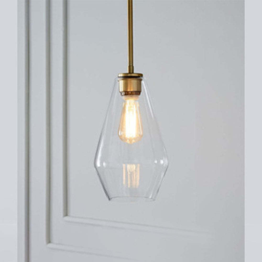 Hailie Suspension Moderne, Verre, Clair/Ambre, Chambre/Salle de Bain