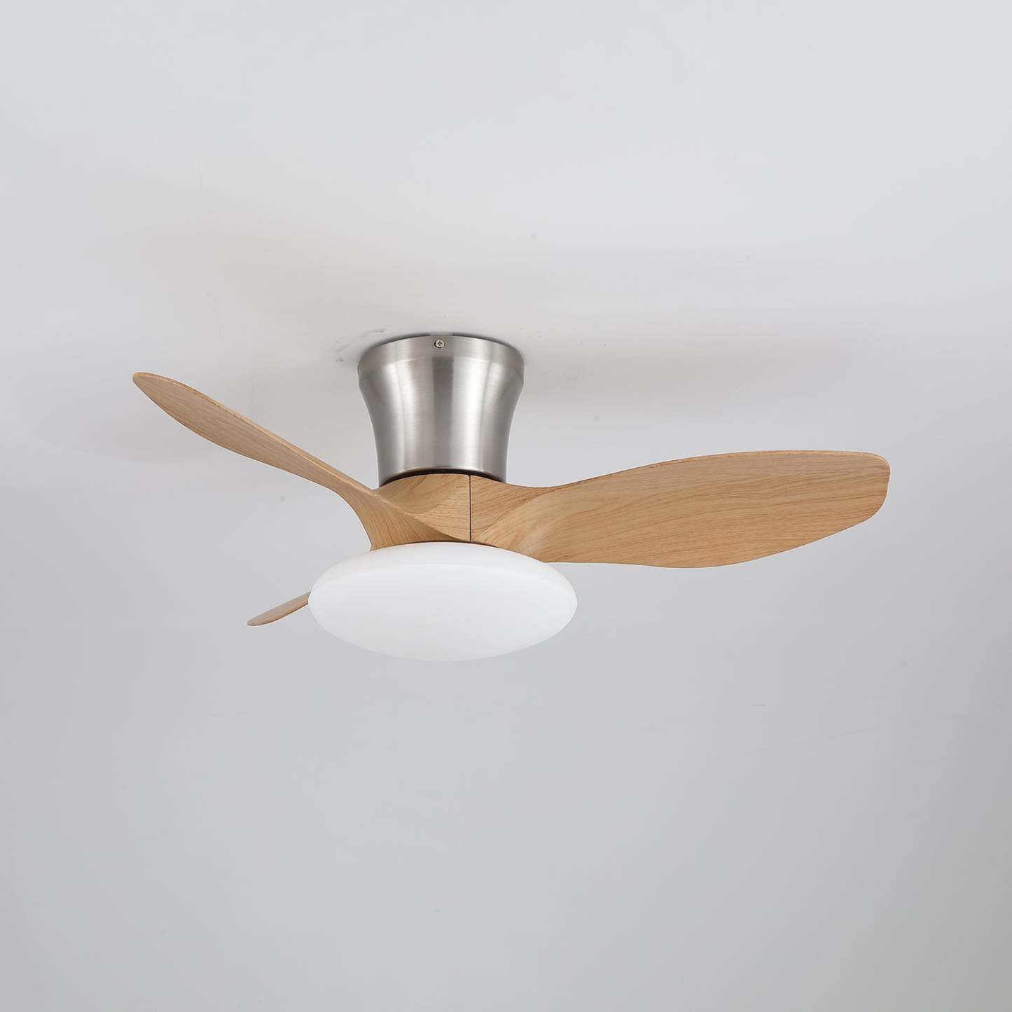 Plafonnier ventilateur Velora moderne en bois - Neutralighting