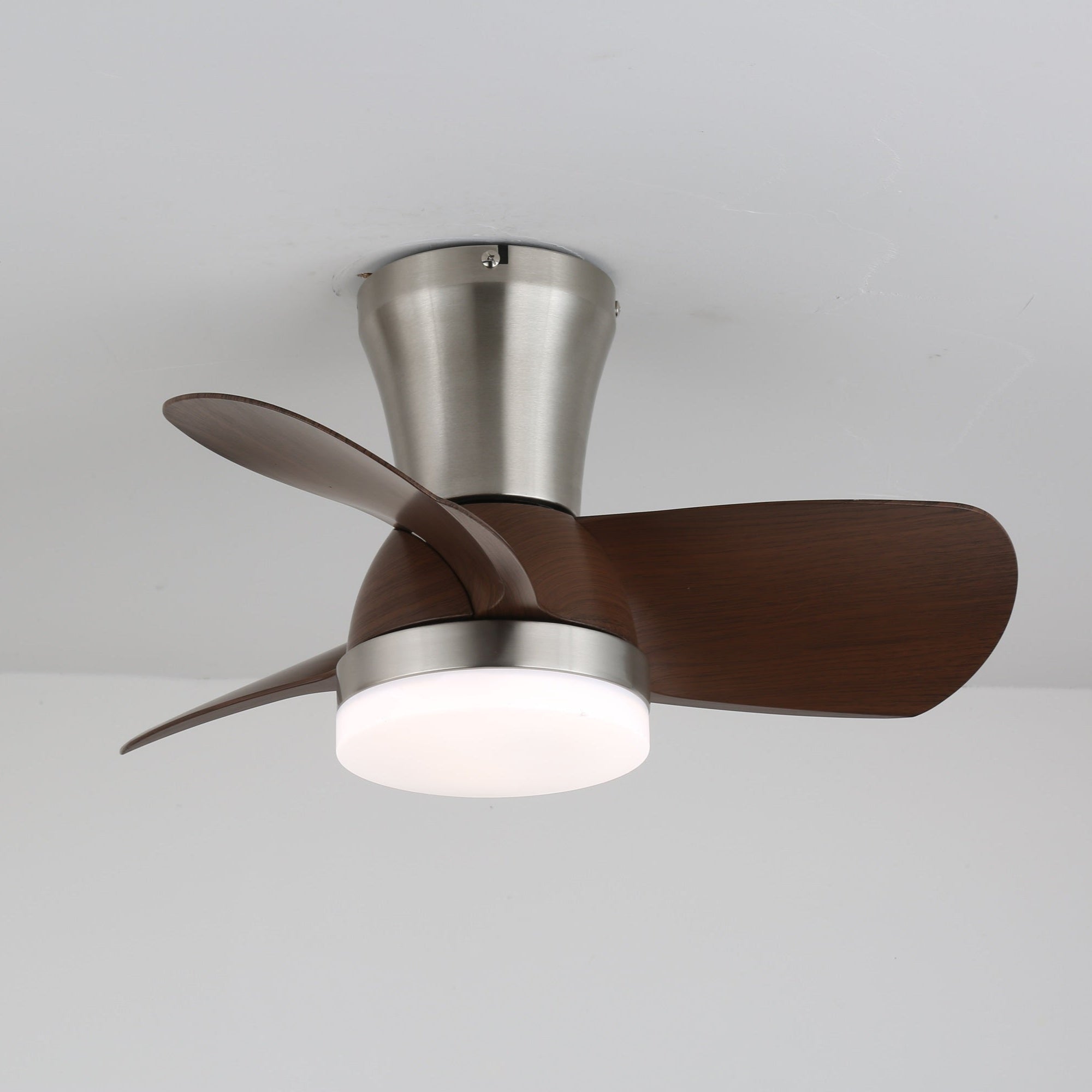 Plafonnier Ventilateur Moderne en Bois Deynor - Neutralighting