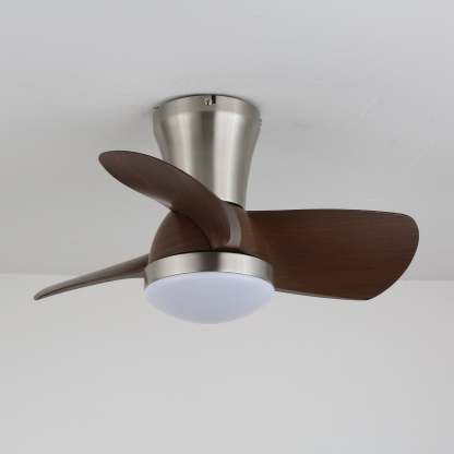 Plafonnier Ventilateur Moderne en Bois Deynor - Neutralighting