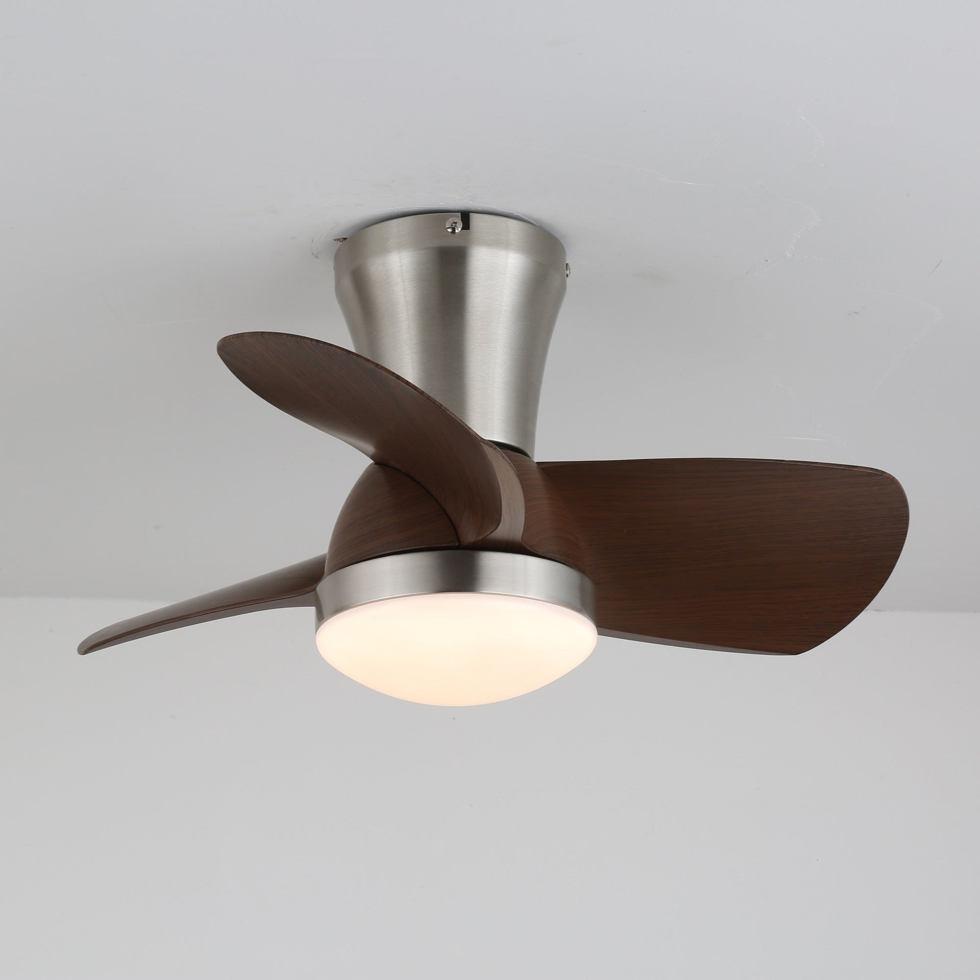 Plafonnier Ventilateur Moderne en Bois Deynor - Neutralighting
