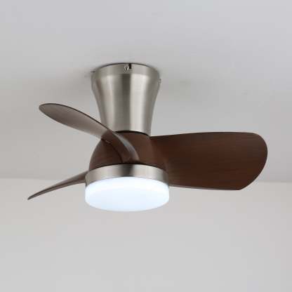 Plafonnier Ventilateur Moderne en Bois Deynor - Neutralighting