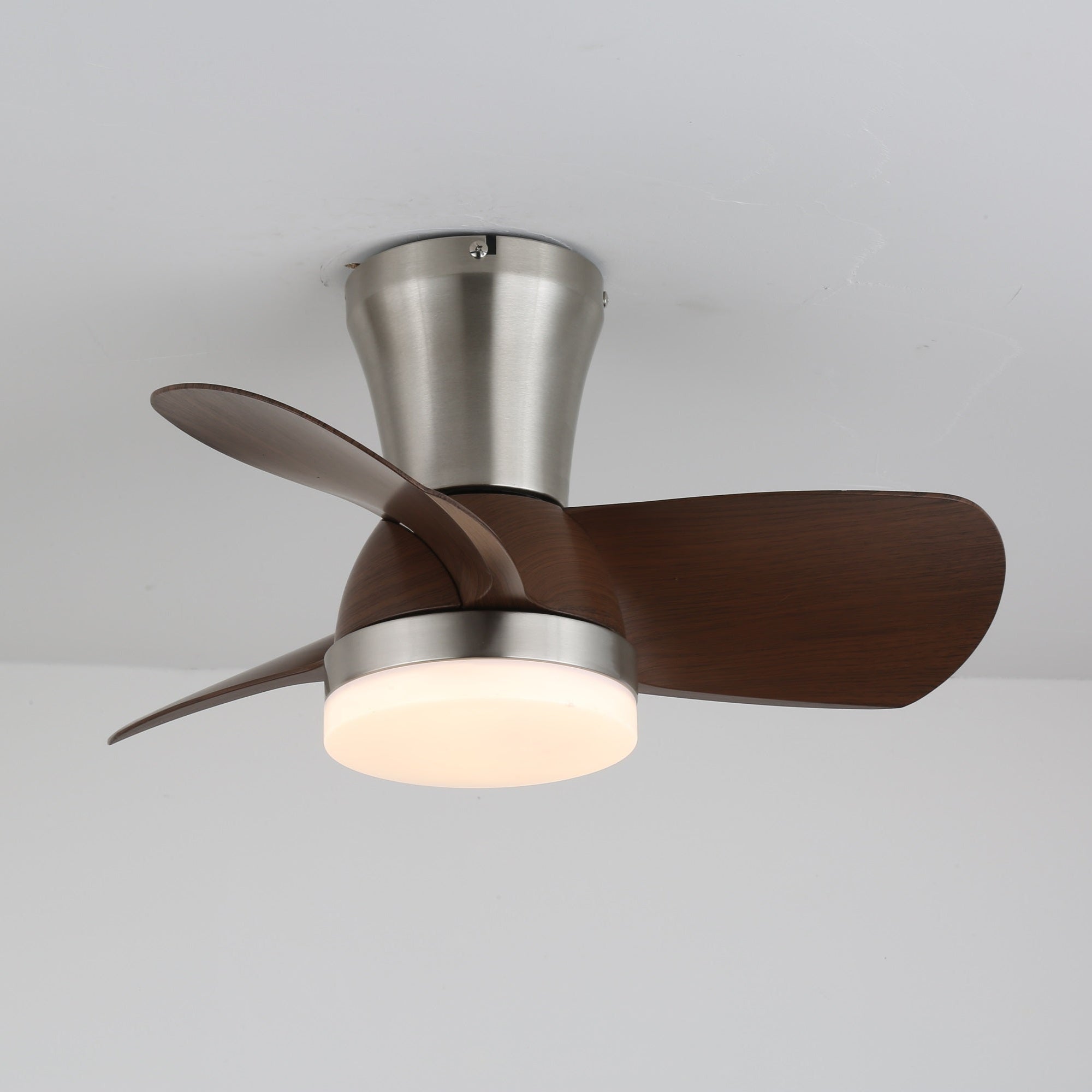 Plafonnier Ventilateur Moderne en Bois Deynor - Neutralighting