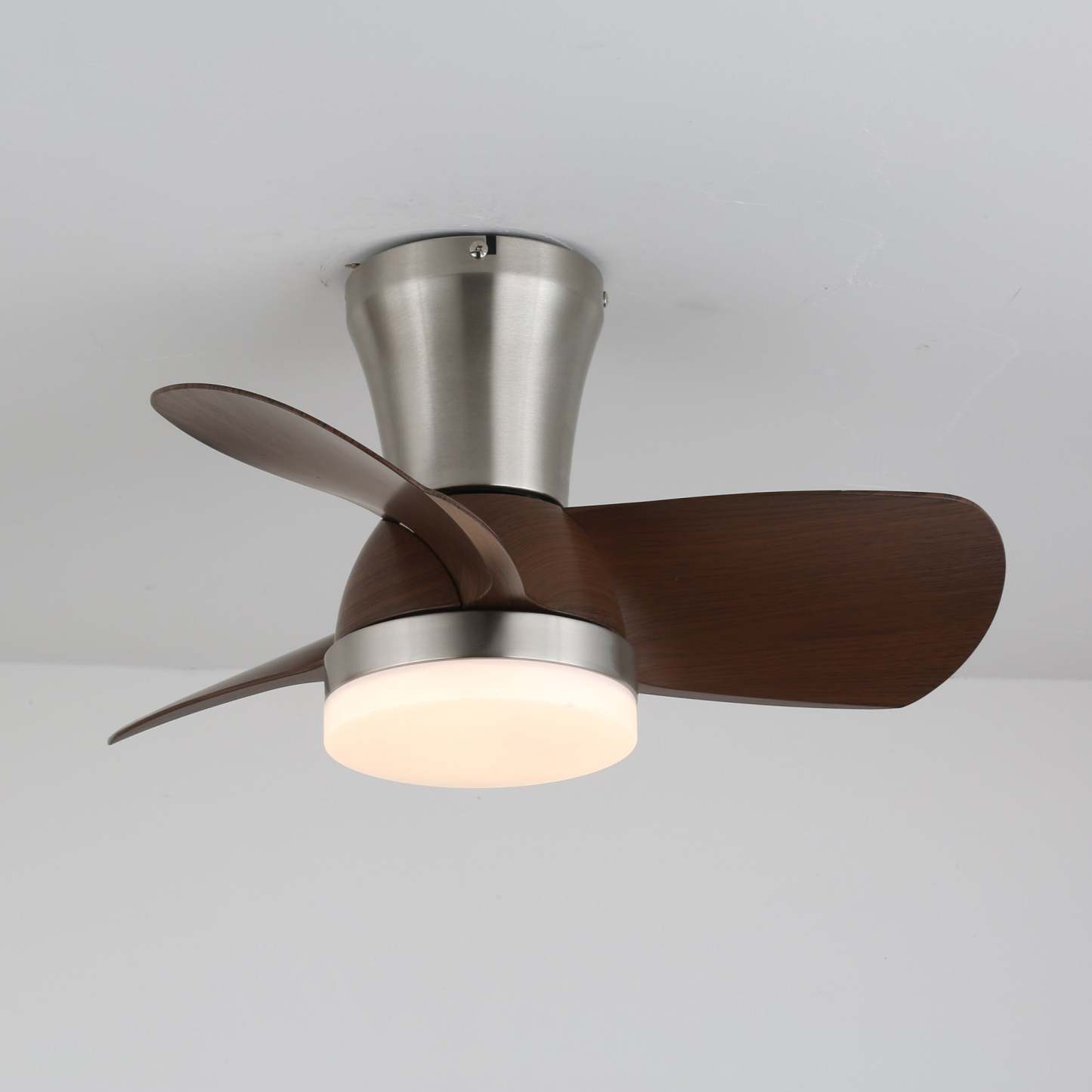 Plafonnier Ventilateur Moderne en Bois Deynor - Neutralighting