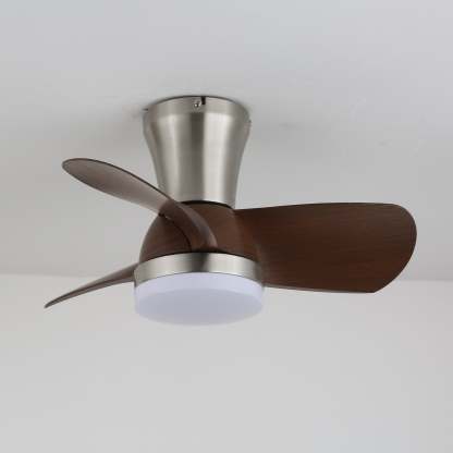 Plafonnier Ventilateur Moderne en Bois Deynor - Neutralighting
