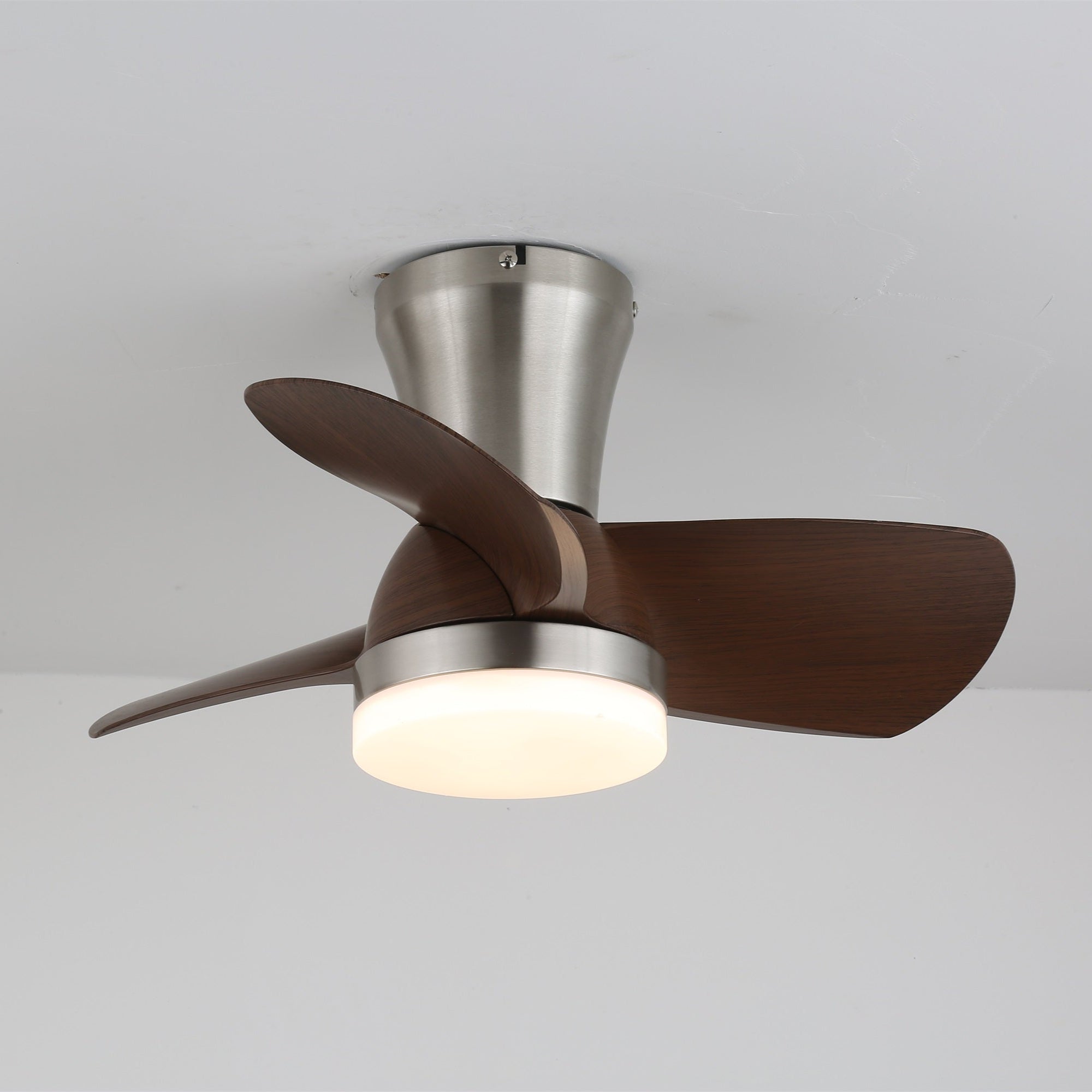 Plafonnier Ventilateur Moderne en Bois Deynor - Neutralighting