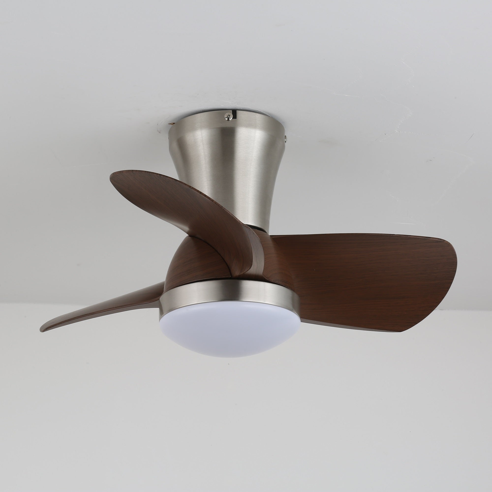 Plafonnier Ventilateur Moderne en Bois Deynor - Neutralighting